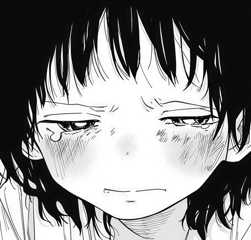 ảnh anime buồn avatar đen trắng 2