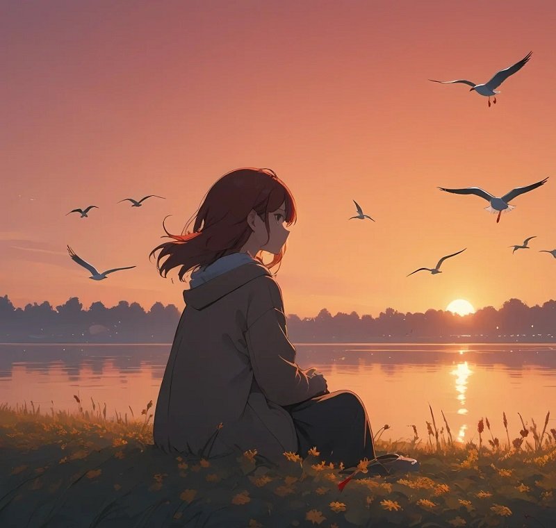 ảnh avatar anime buồn cho nữ 1