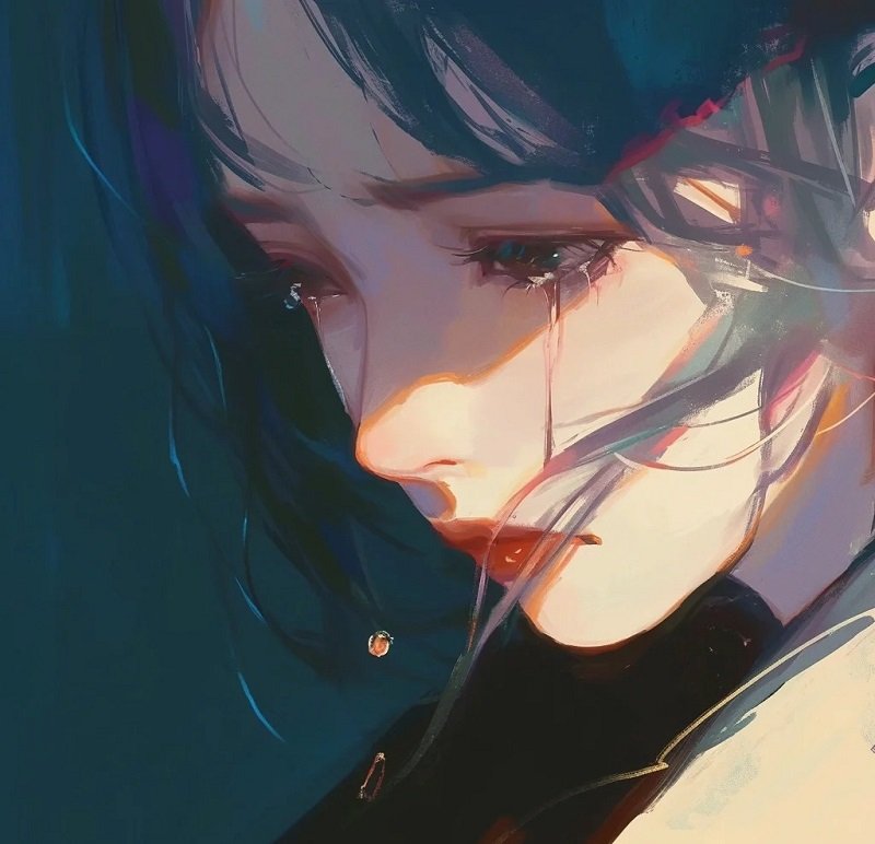 ảnh avatar anime buồn cho nữ 3