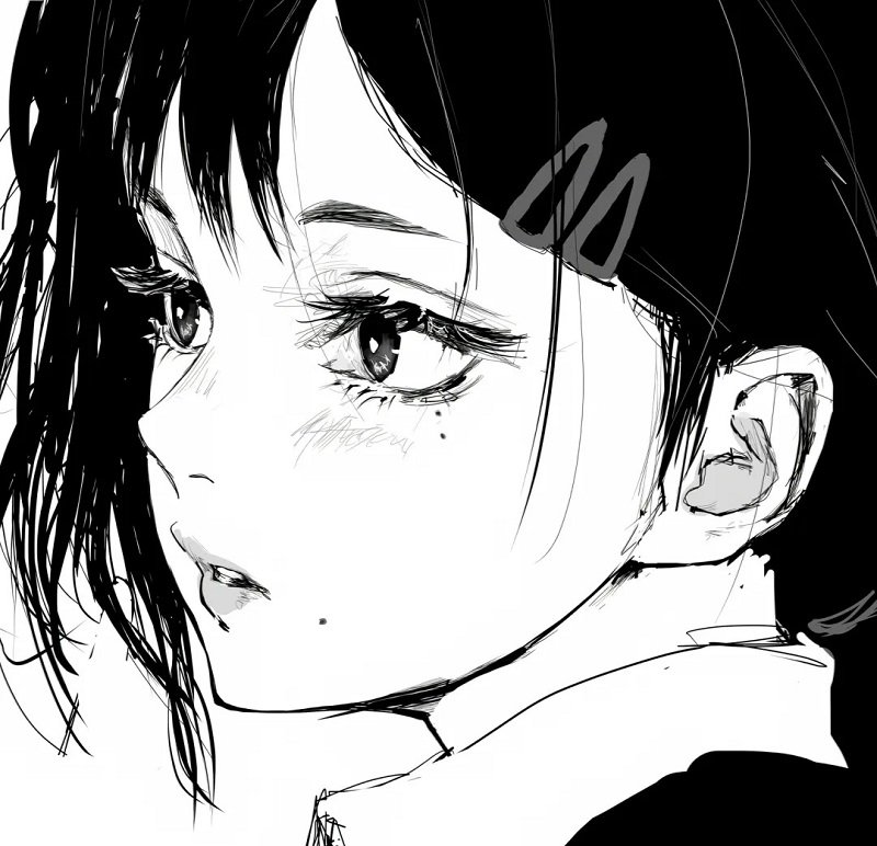 ảnh avatar anime buồn cho nữ 5