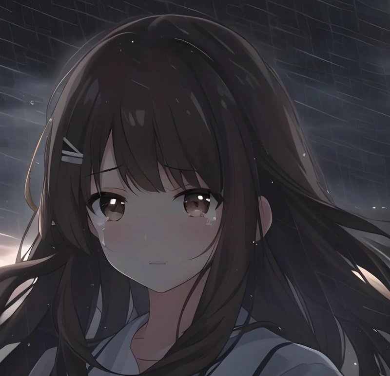 ảnh avatar anime buồn cho nữ 8