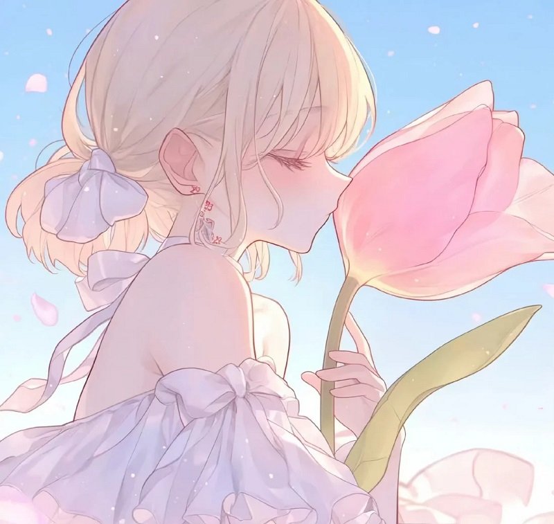 ảnh avatar buồn nữ anime 11