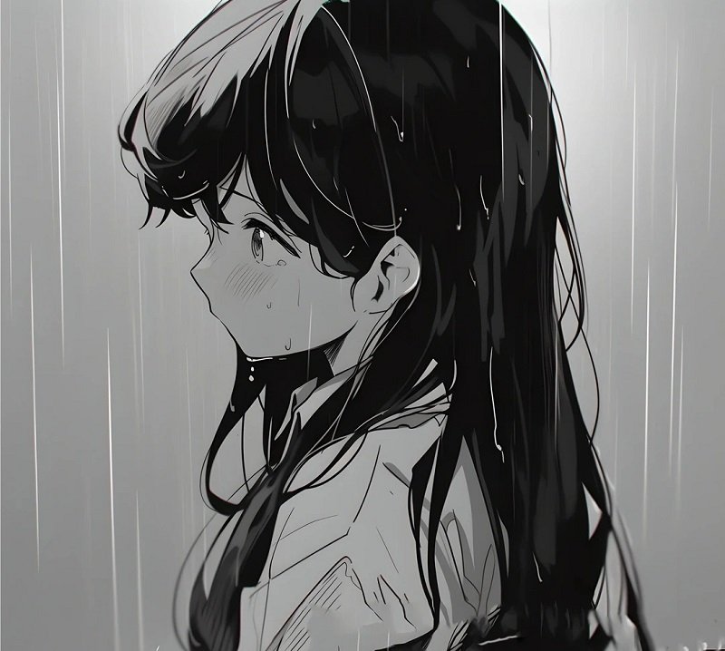 ảnh avatar buồn nữ anime 2