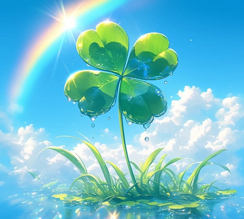 ảnh avatar cỏ 4 lá 8