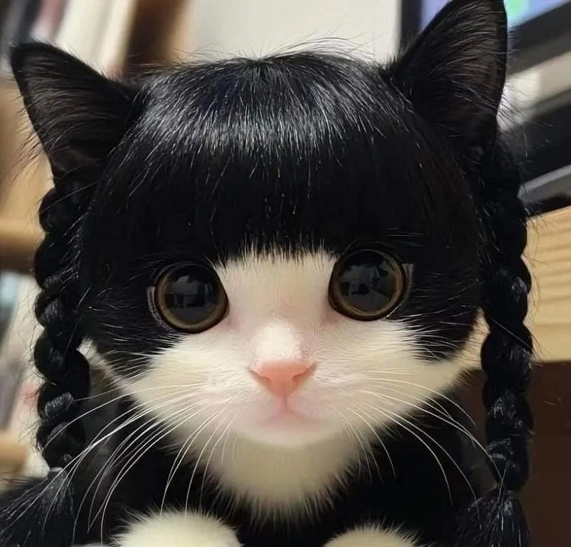 ảnh mèo vô tri cute 2