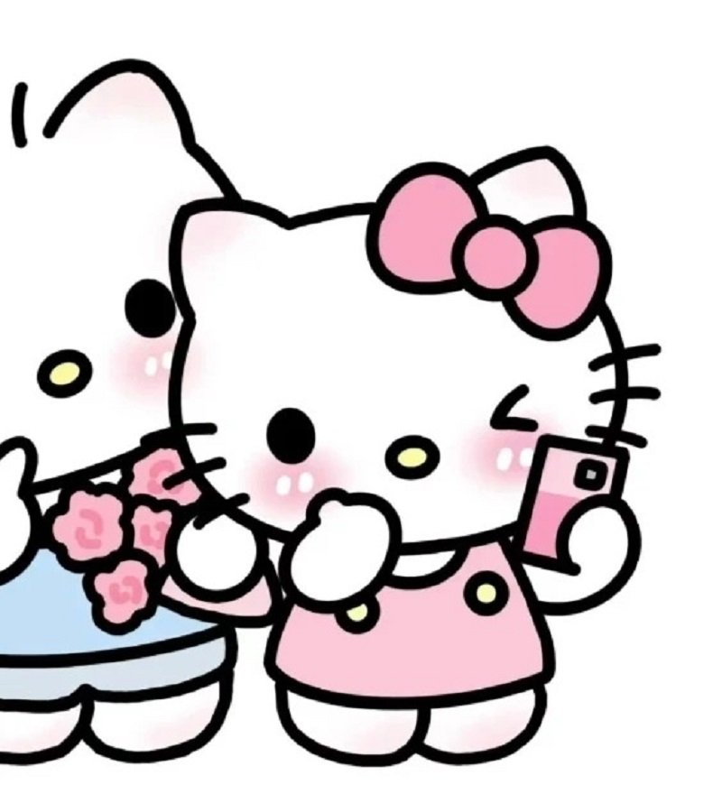 avatar Hello Kitty đôi chibi