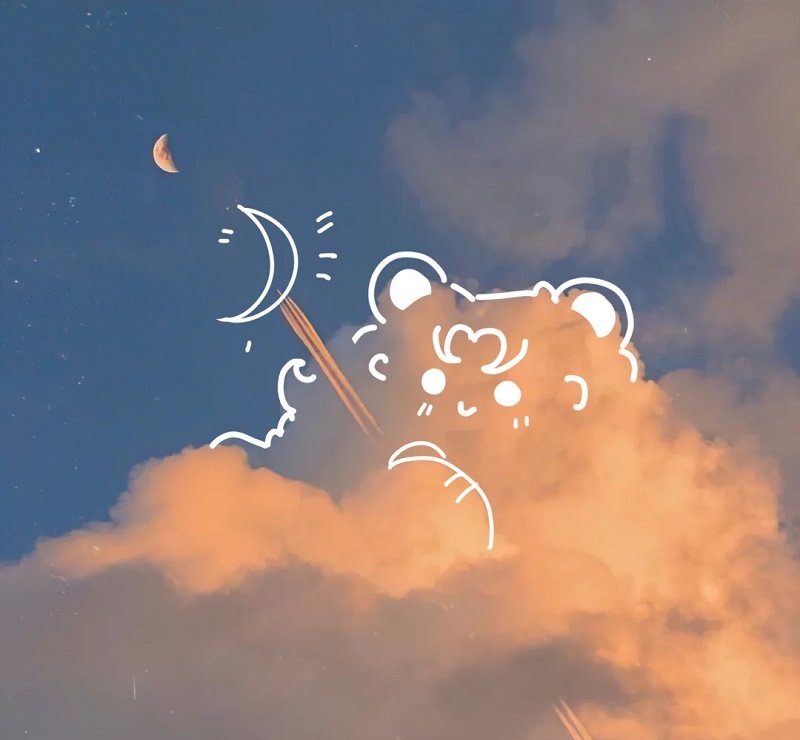 avatar ảnh bầu trời cute 1