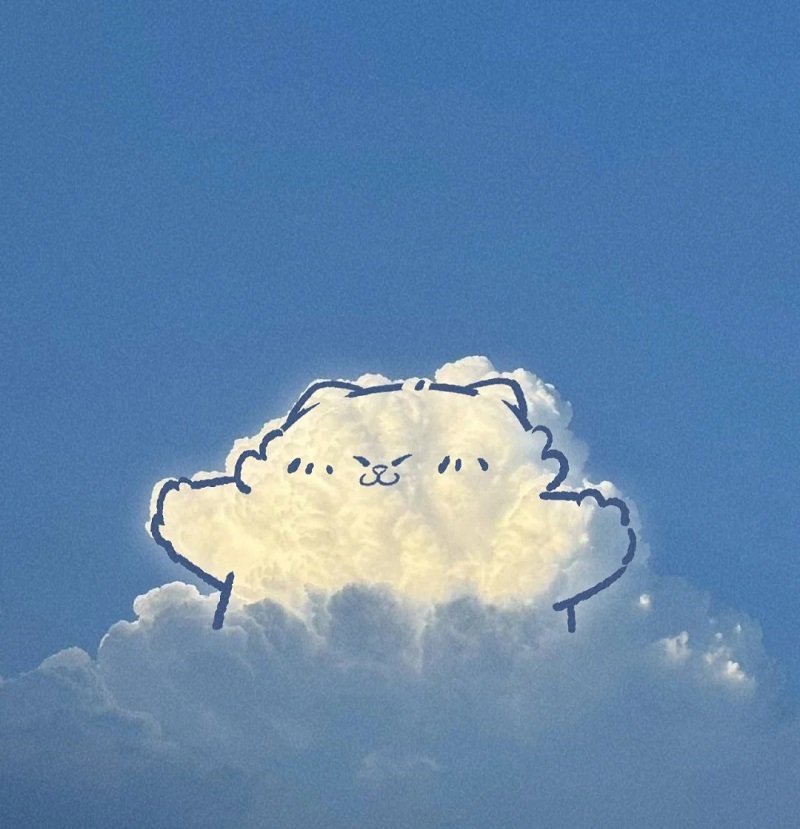 avatar ảnh bầu trời cute 13