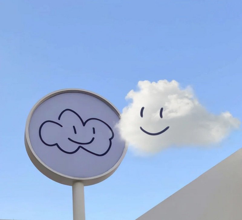 avatar ảnh bầu trời cute 8