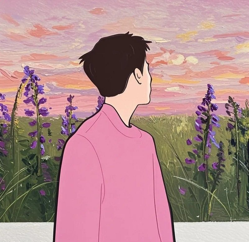 avatar ảnh cặp đôi che mặt 25