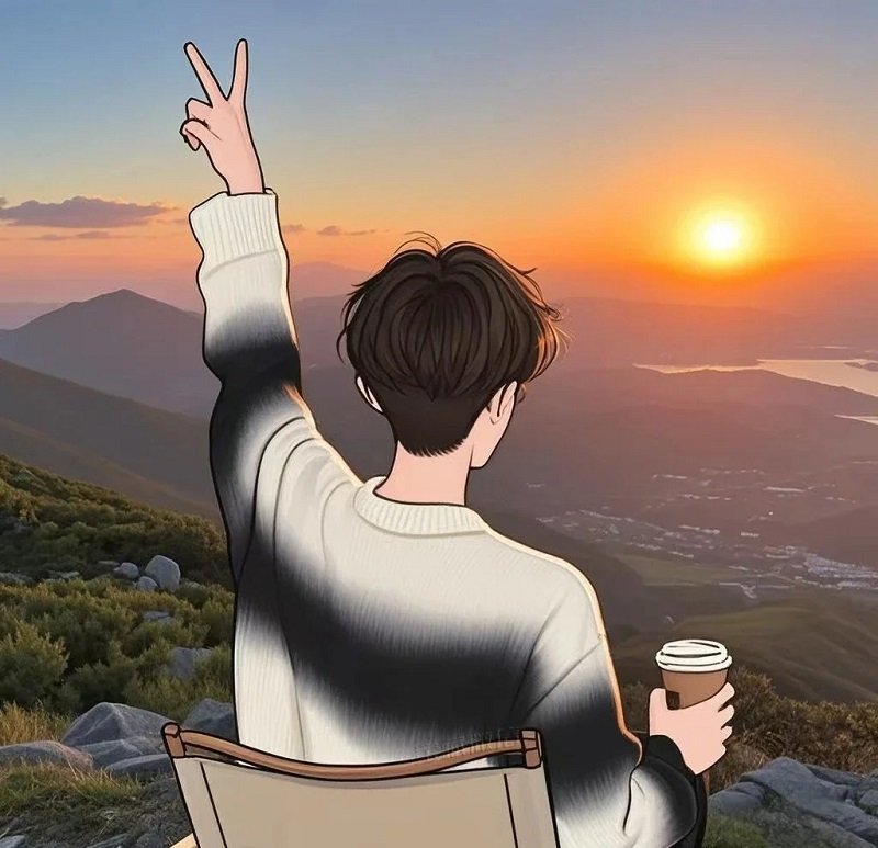 avatar ảnh cặp đôi che mặt 27