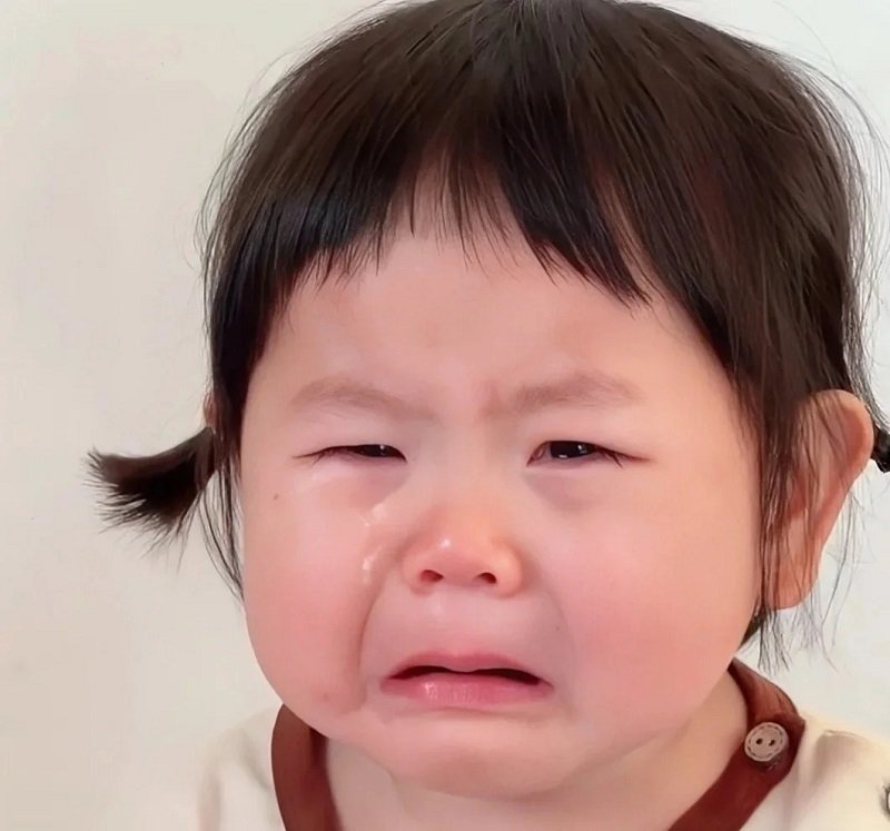 avatar ảnh em bé khóc cute 2