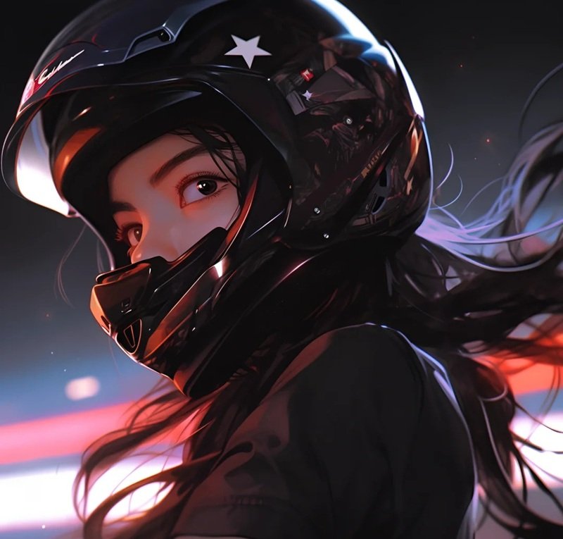 avatar ảnh girl che mặt ngầu anime 14