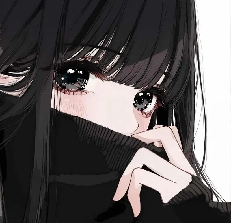 avatar ảnh girl che mặt ngầu anime 16