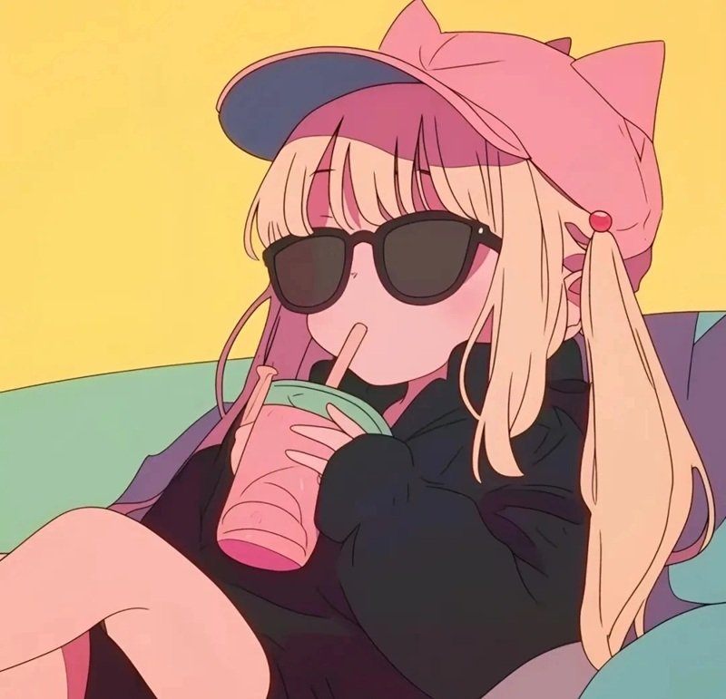 avatar ảnh girl che mặt ngầu anime 2