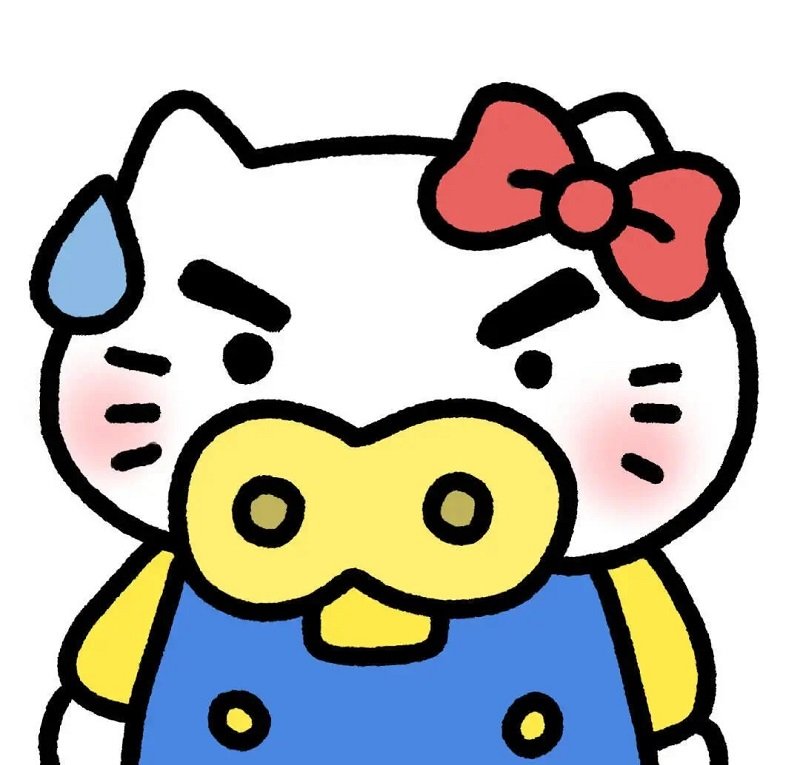 avatar ảnh hello kitty cute vô tri 10