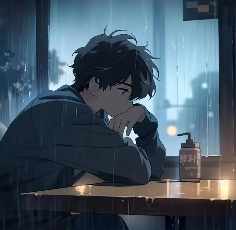 avatar anime nam cute buồn 1