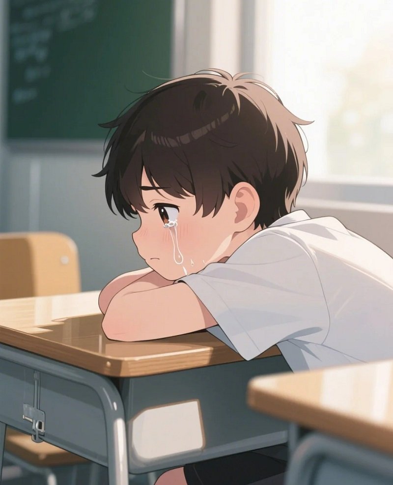 avatar anime nam cute buồn 15