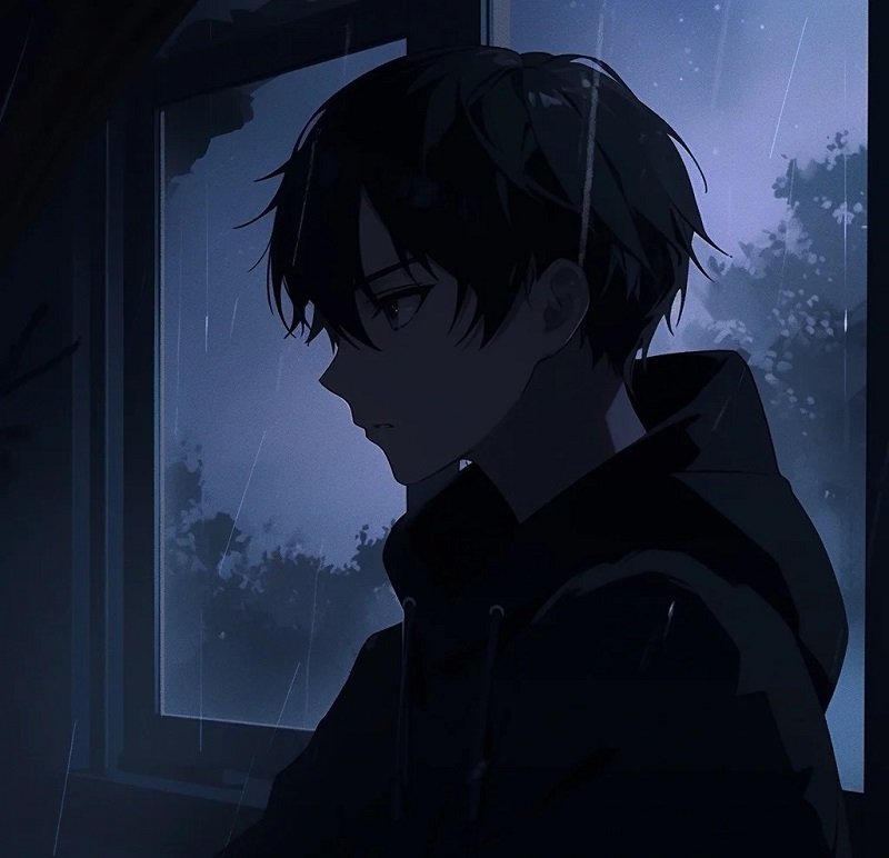 avatar anime nam cute buồn 16