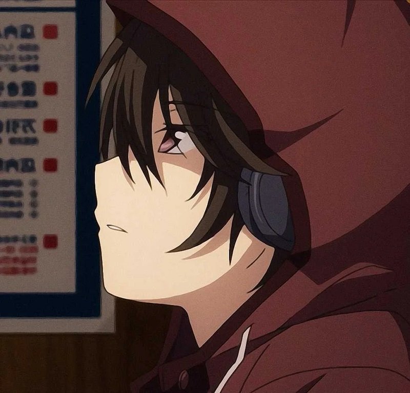 avatar anime nam cute buồn 17