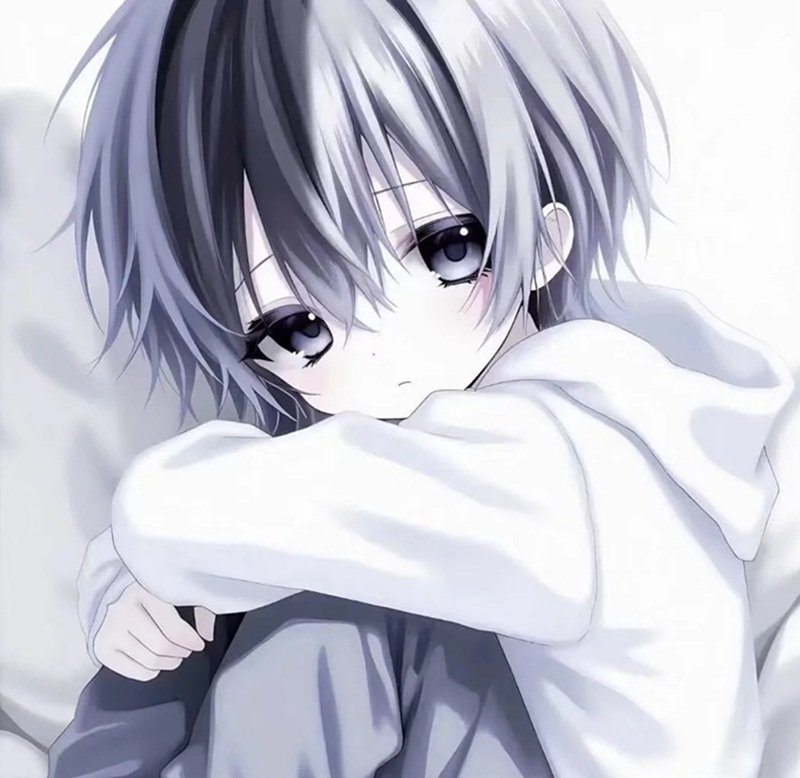 avatar anime nam cute buồn 2