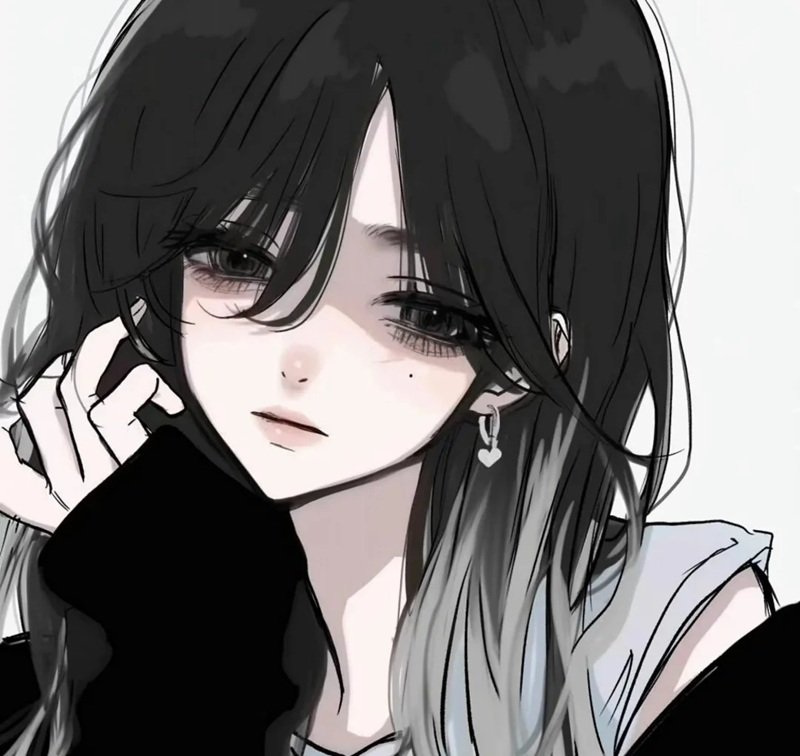 avatar anime nữ ngầu cute 4