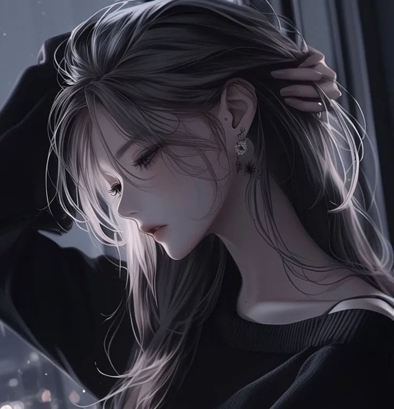 avatar anime nữ ngầu lạnh lùng 3