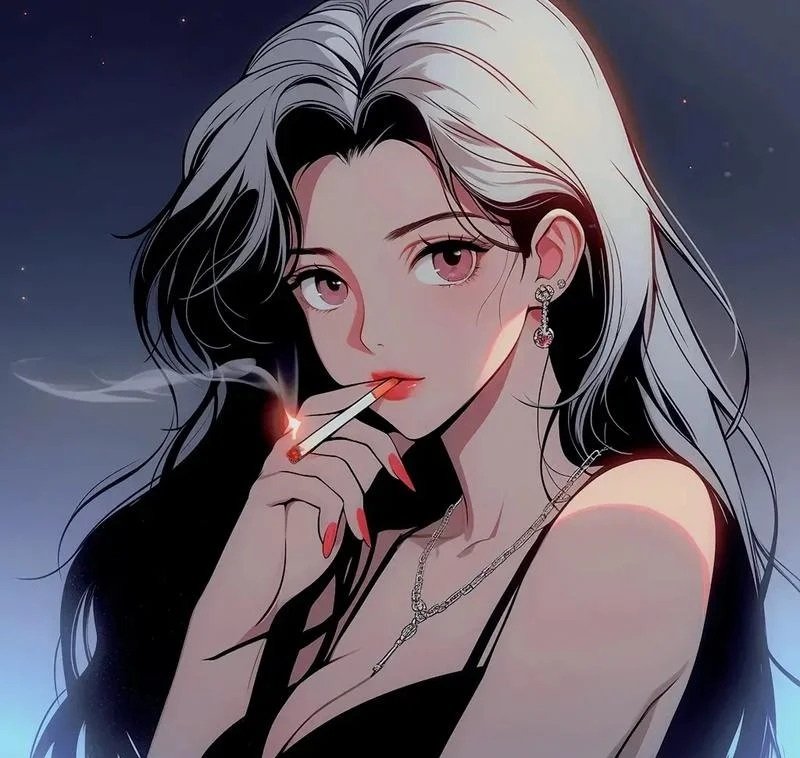 avatar anime nữ ngầu lạnh lùng 4