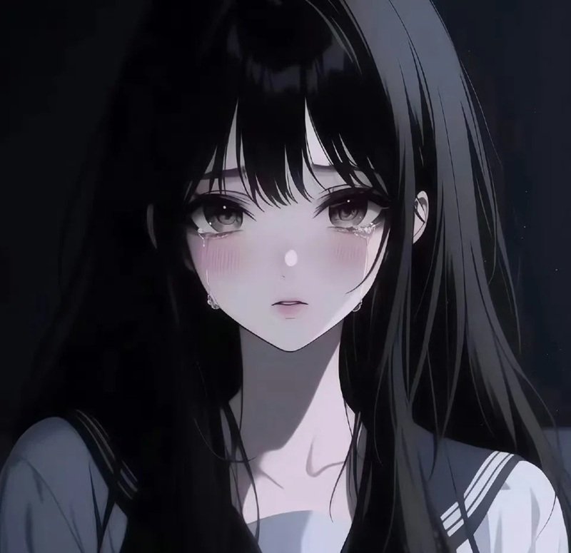 avatar anime nữ sad 10