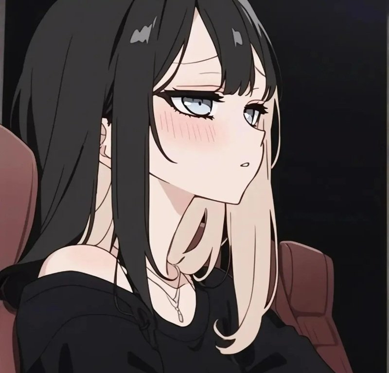 avatar anime nữ sad 24