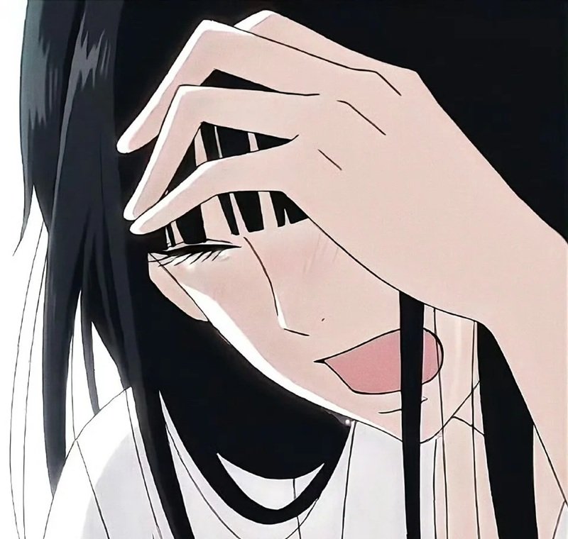 avatar anime nữ sad 37