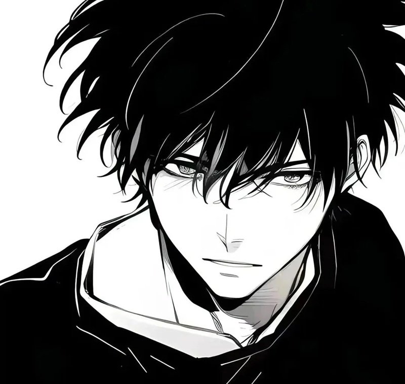 avatar anime trắng đen ngầu 4