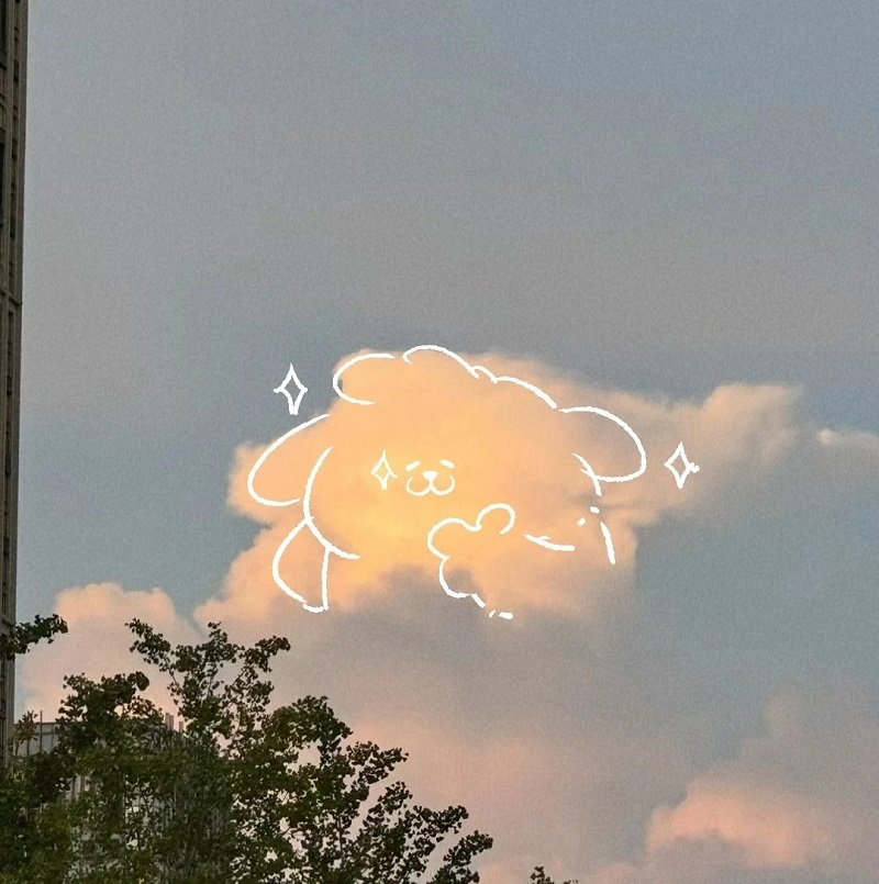 avatar bầu trời cute 6