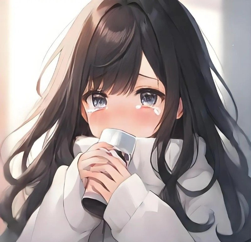 avatar buồn anime nữ 11