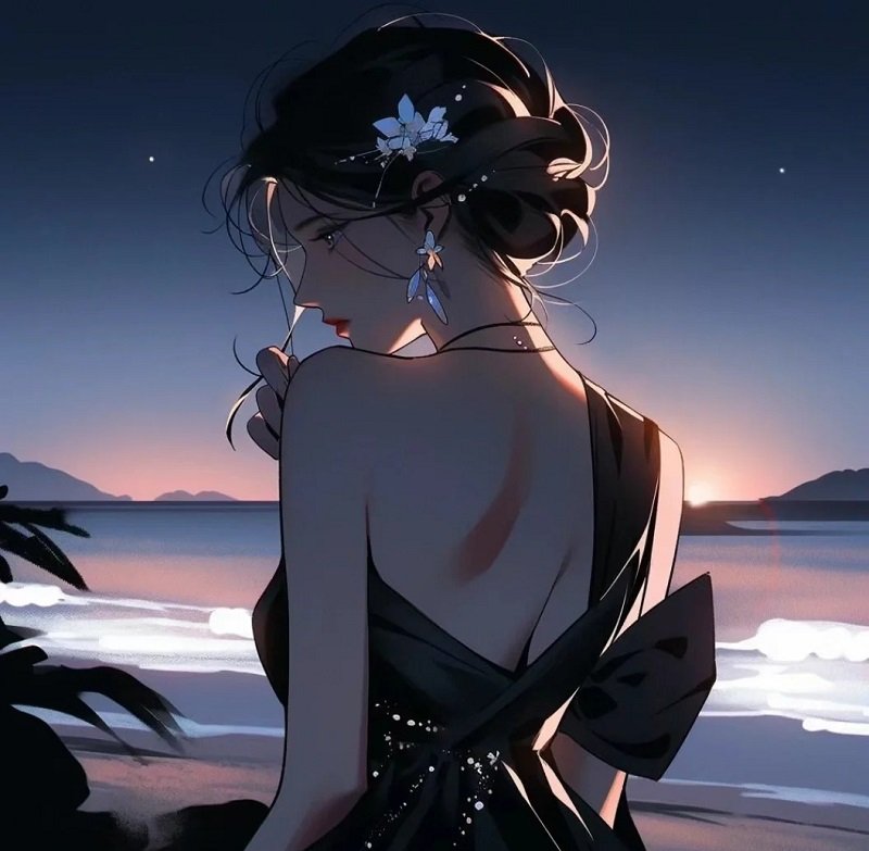 avatar buồn anime nữ 12