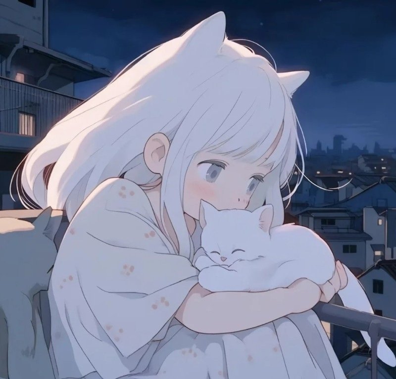 avatar buồn anime nữ 4