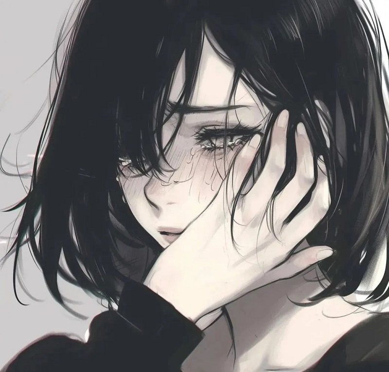 avatar buồn anime nữ 4