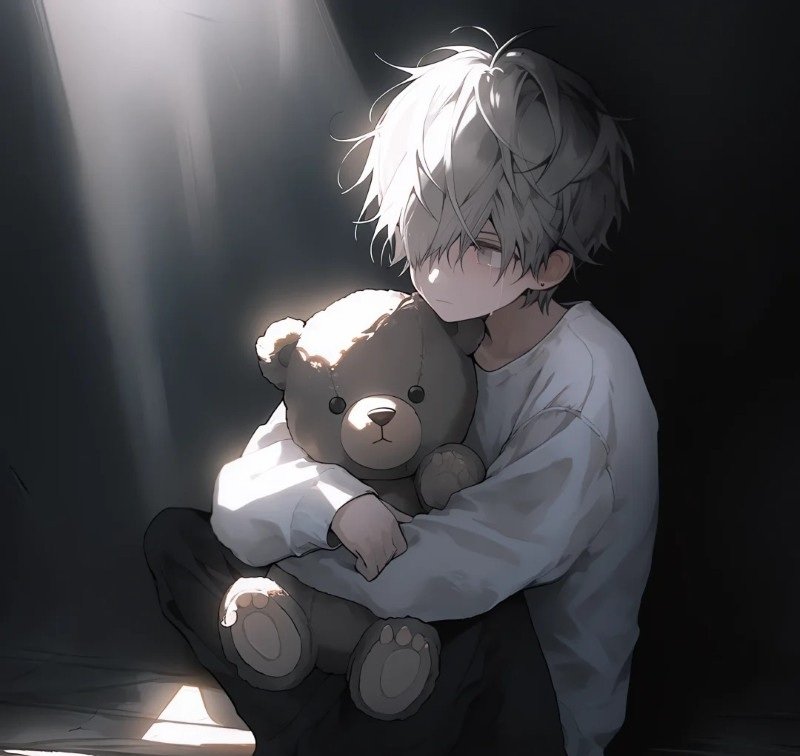 avatar buồn nam cute 10