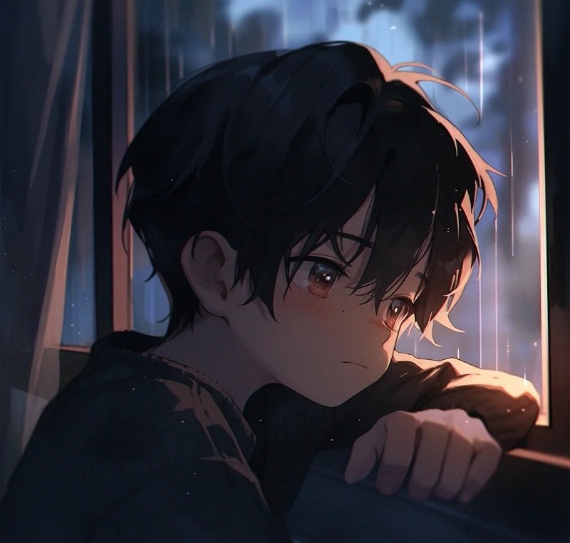 avatar buồn nam cute 8