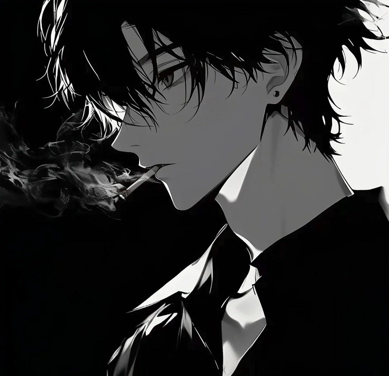 avatar buồn tâm trạng nam anime 10