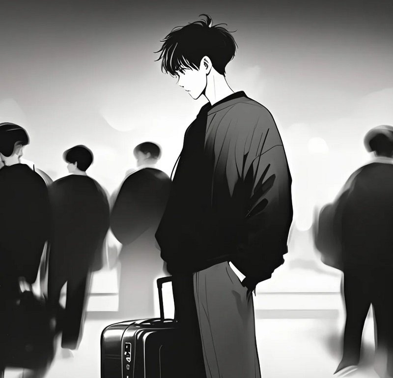 avatar buồn tâm trạng nam anime 7