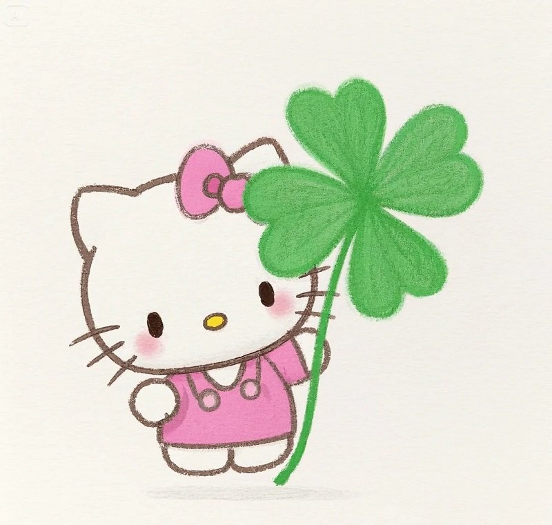 avatar cỏ 4 lá cute 3