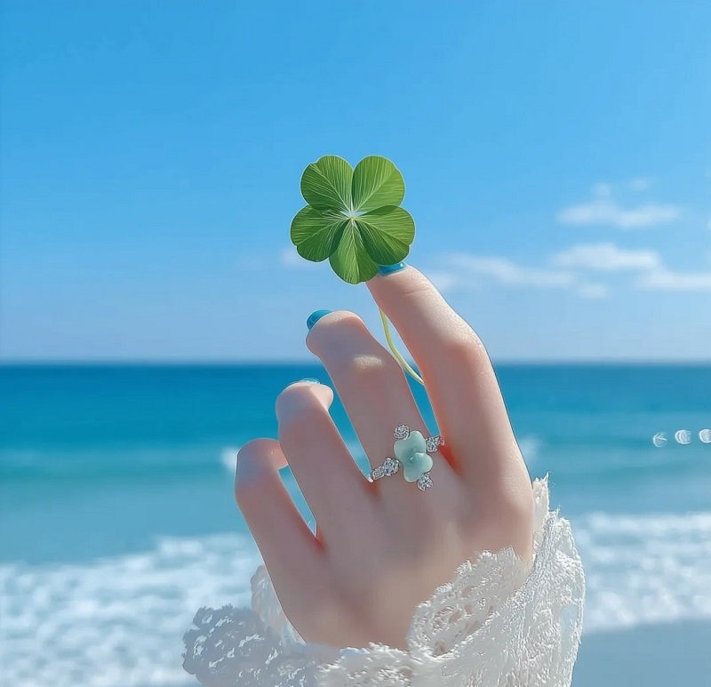 avatar cỏ 4 lá cute 5