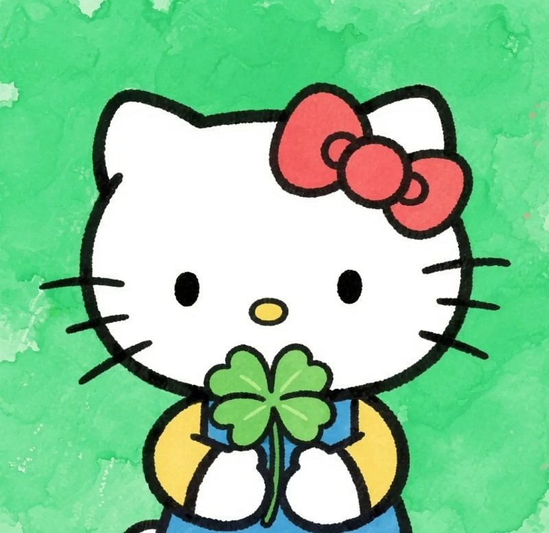 avatar cỏ 4 lá cute 9