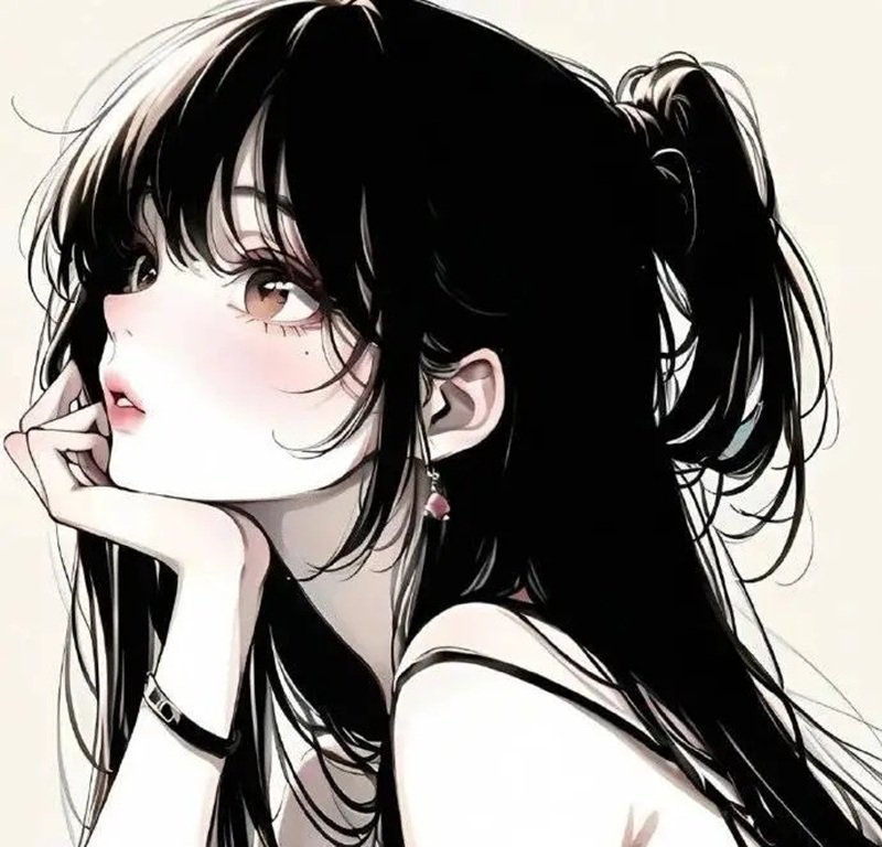 avatar cô đơn nữ cute 7