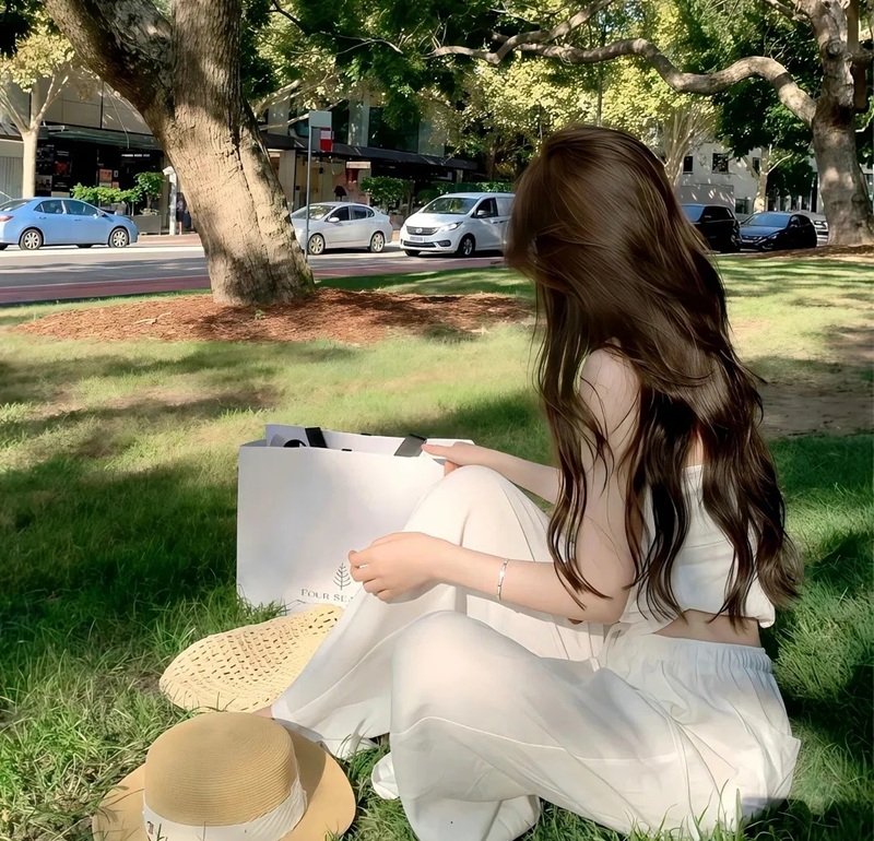 avatar cô gái quay lưng người thật 18