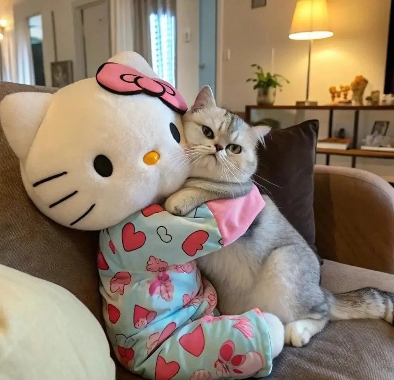 avatar cute mèo ngáo 12