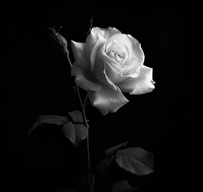 avatar đen trắng người mất 3