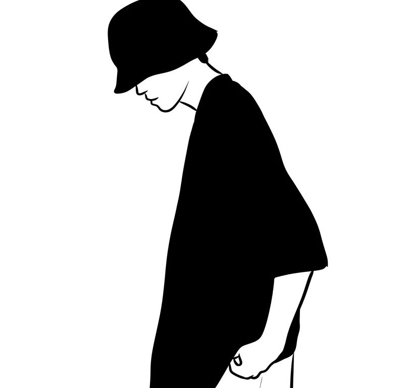 avatar đôi anime đen trắng 30