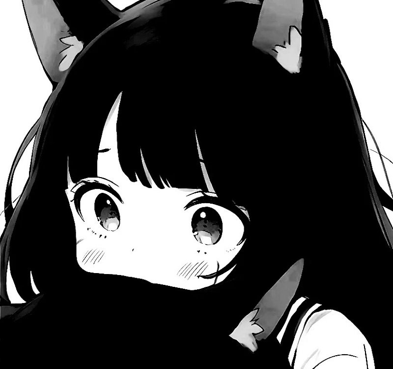 avatar đôi anime đen trắng 6